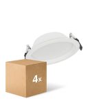 Mehrfachpackung 4x Ledvance LED Downlight Alu DN150 14W 1190lm 100D - 830 Warmweiß | 160mm - IP44 