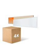 Mehrfachpackung 4x Ledvance LED Panel Compact Aluminium Weiß 33W 3630lm - 840 Kaltweiß | 120x30cm - UGR < 19