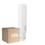 Mehrfachpackung 10x Philips CorePro PL-C LED 5.5W 660lm - 840 Kaltweiß | 4-Pins - Ersatz Für 13W