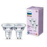 Mehrfachpackung 2x Philips LED-Spot GU10 PAR16 4W 255lm 36D - 827 Extra Warmweiß
