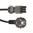 Noxion GST - Kompatibel Versorgungskabel Schwarz - Weiblich + Schuko Europlug - 3m - 3 pole 1,5mm2