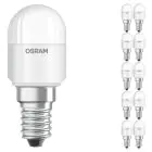 Mehrfachpackung 10x Ledvance LED Special T26 E14 Tubular Matt 2.3W 200lm - 827 Extra Warmweiß | Ersatz für 20W