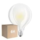 Mehrfachpackung 6x Ledvance  Classic LED E27 Globe Fadenlampe Matt 11W 1521lm - 827 Extra Warmweiß | Ersatz Für 100W