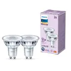 Mehrfachpackung 2x Philips LED-Spot GU10 PAR16 4W 255lm 36D - 827 Extra Warmweiß